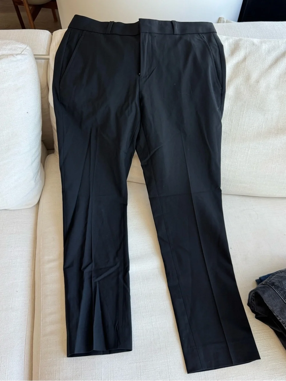 Italian Wool Black Pants